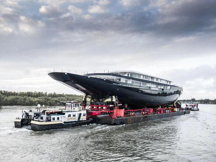 a boat on the water aboard KORU Yacht for Sale