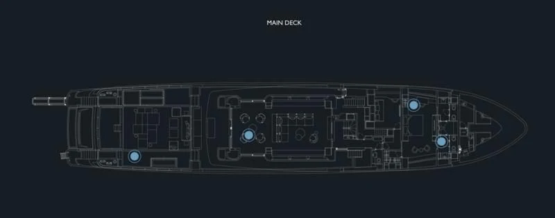 a close up of a device aboard PARA BELLVM Yacht for Charter