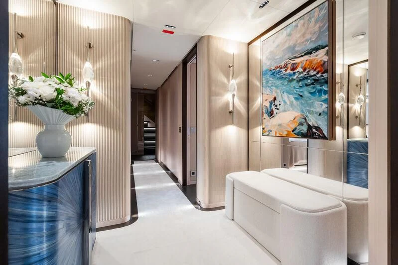 a bathroom with a toilet and a sink aboard PARA BELLVM Yacht for Charter
