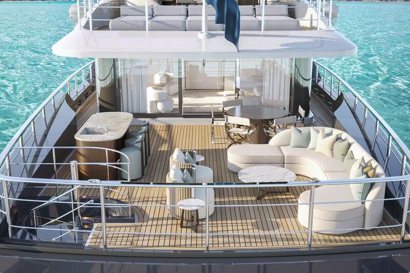 a boat on the water aboard PARA BELLVM Yacht for Charter