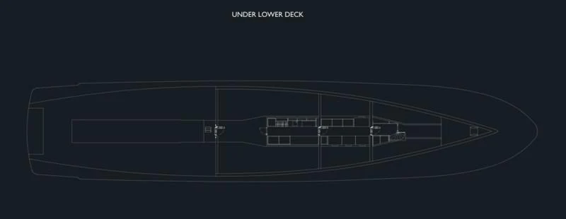 diagram, engineering drawing aboard PARA BELLVM Yacht for Charter