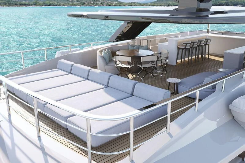 a boat on the water aboard PARA BELLVM Yacht for Charter