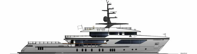 a large ship with a large antenna aboard PARA BELLVM Yacht for Charter