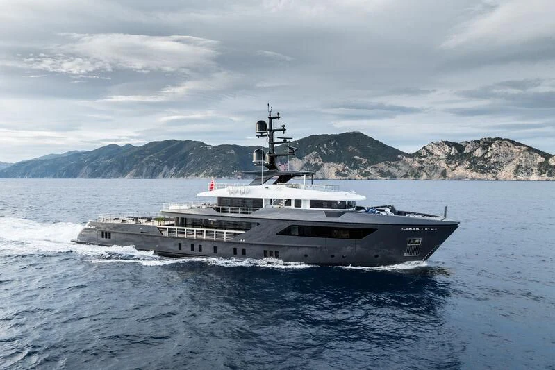 a ship on the water aboard PARA BELLVM Yacht for Charter