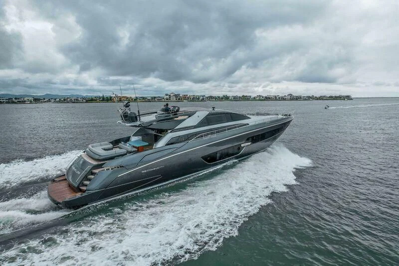 a boat on the water aboard EVENFLOW Yacht for Sale