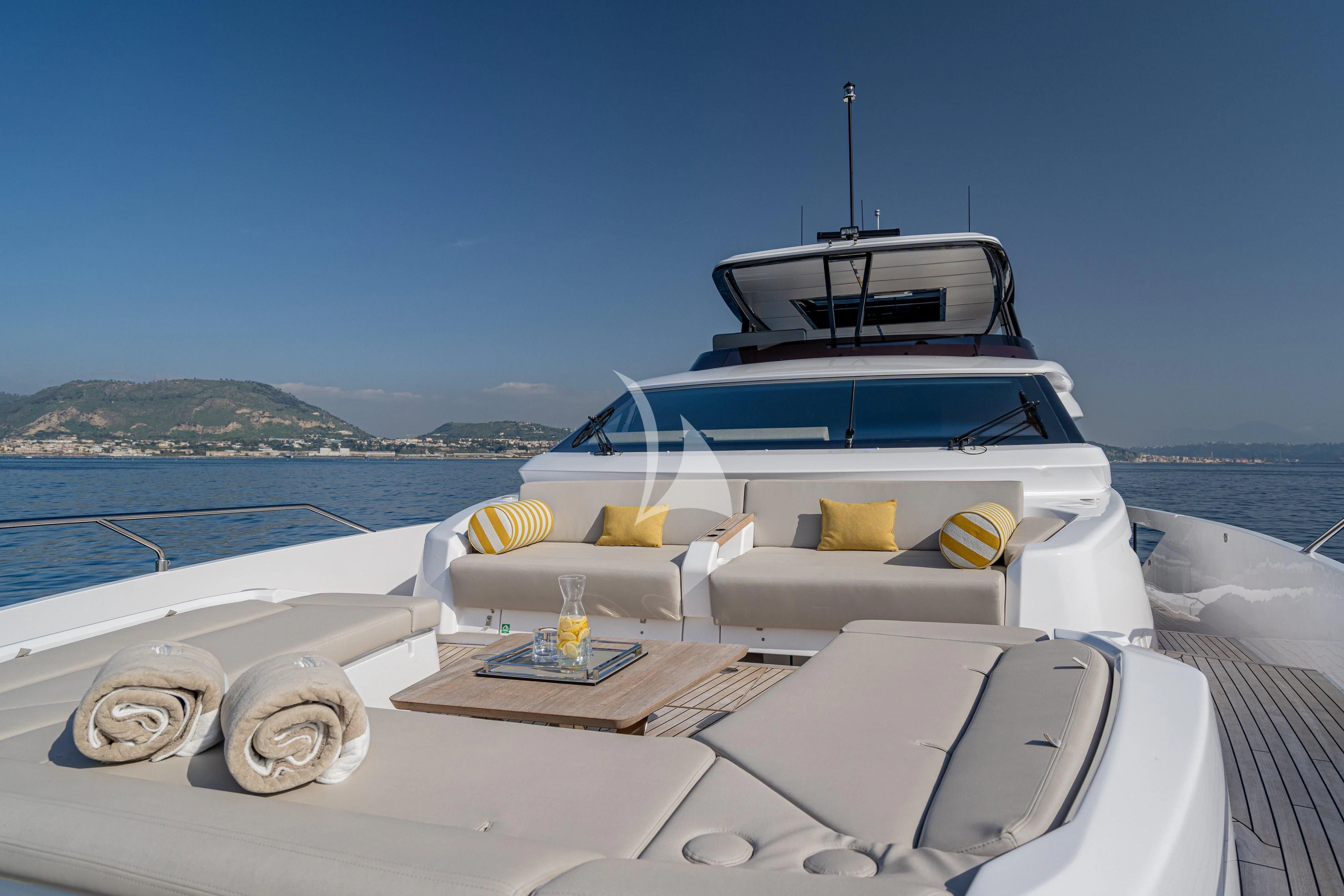 a boat on a boat aboard VITTORIA Yacht for Sale