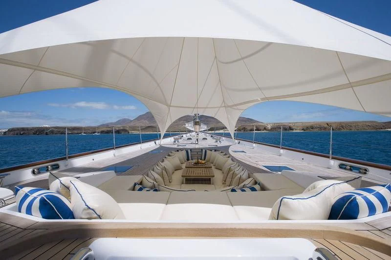 a boat on the water aboard ETHEREAL Yacht for Sale