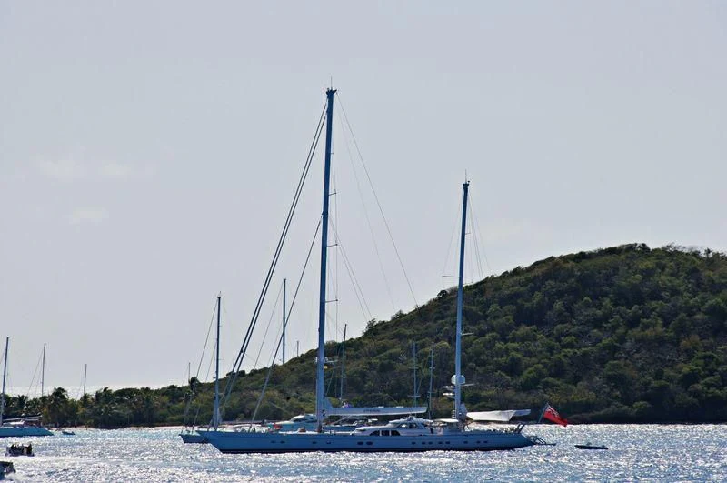 a boat on the water aboard ETHEREAL Yacht for Sale