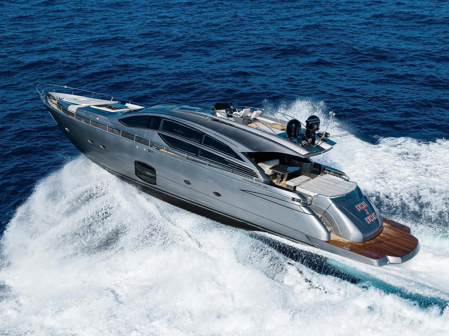 a boat on the water aboard AFRICAN WILD DOG Yacht for Sale