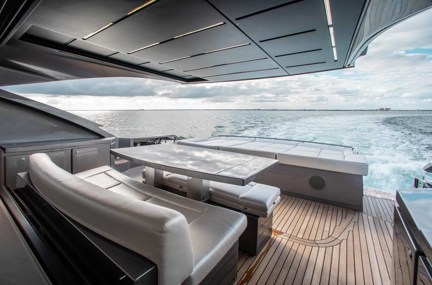 a boat on the water aboard AFRICAN WILD DOG Yacht for Sale