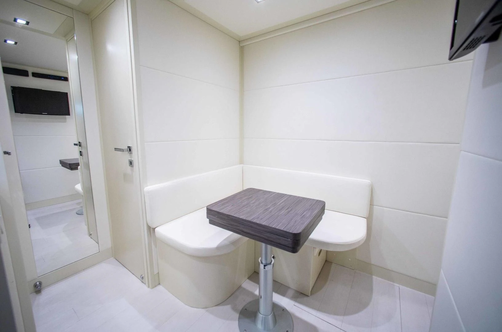a bathroom with a toilet and a sink aboard AFRICAN WILD DOG Yacht for Sale