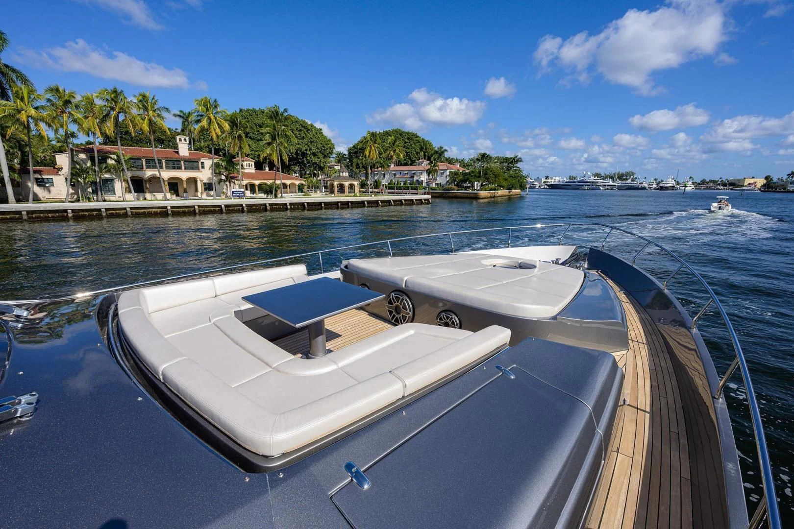 a boat on the water aboard AFRICAN WILD DOG Yacht for Sale