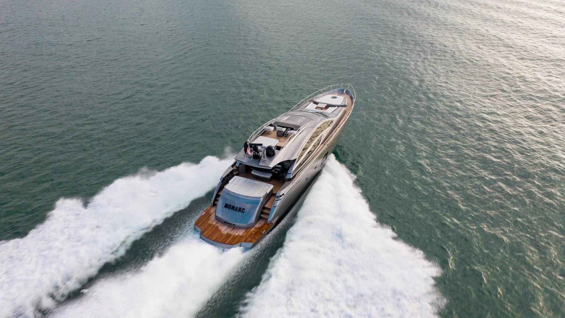 a boat on the water aboard AFRICAN WILD DOG Yacht for Sale