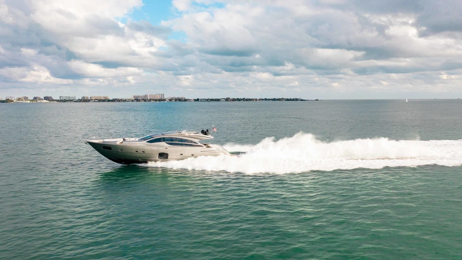 a boat splashing in the water aboard AFRICAN WILD DOG Yacht for Sale