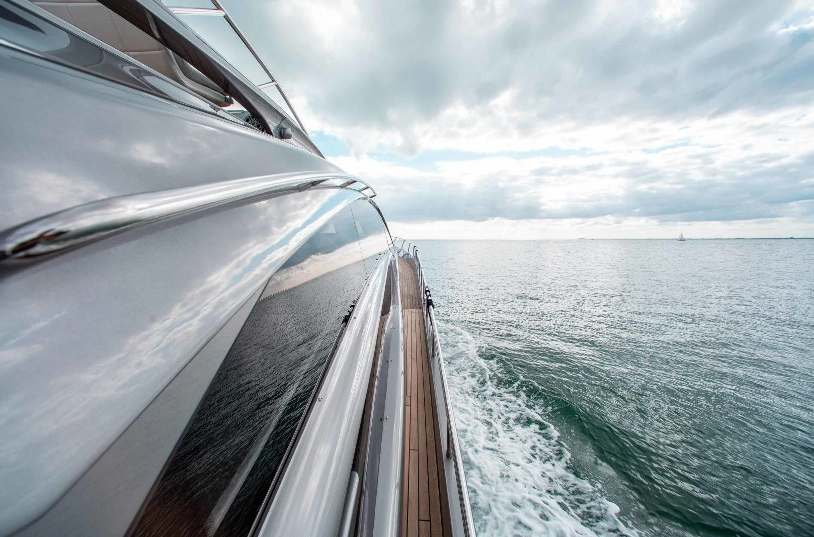 a boat on the water aboard AFRICAN WILD DOG Yacht for Sale