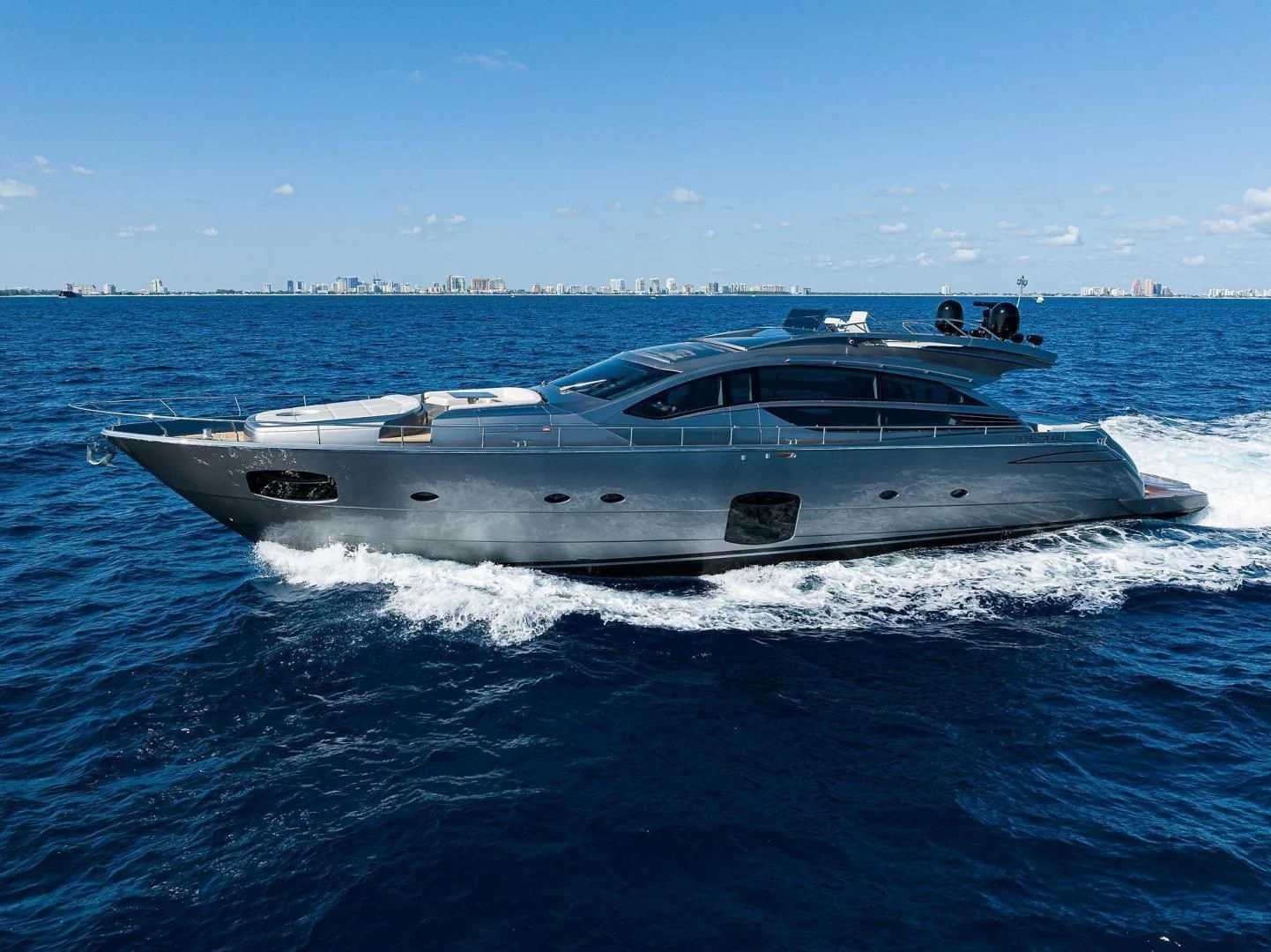 a boat on the water aboard AFRICAN WILD DOG Yacht for Sale