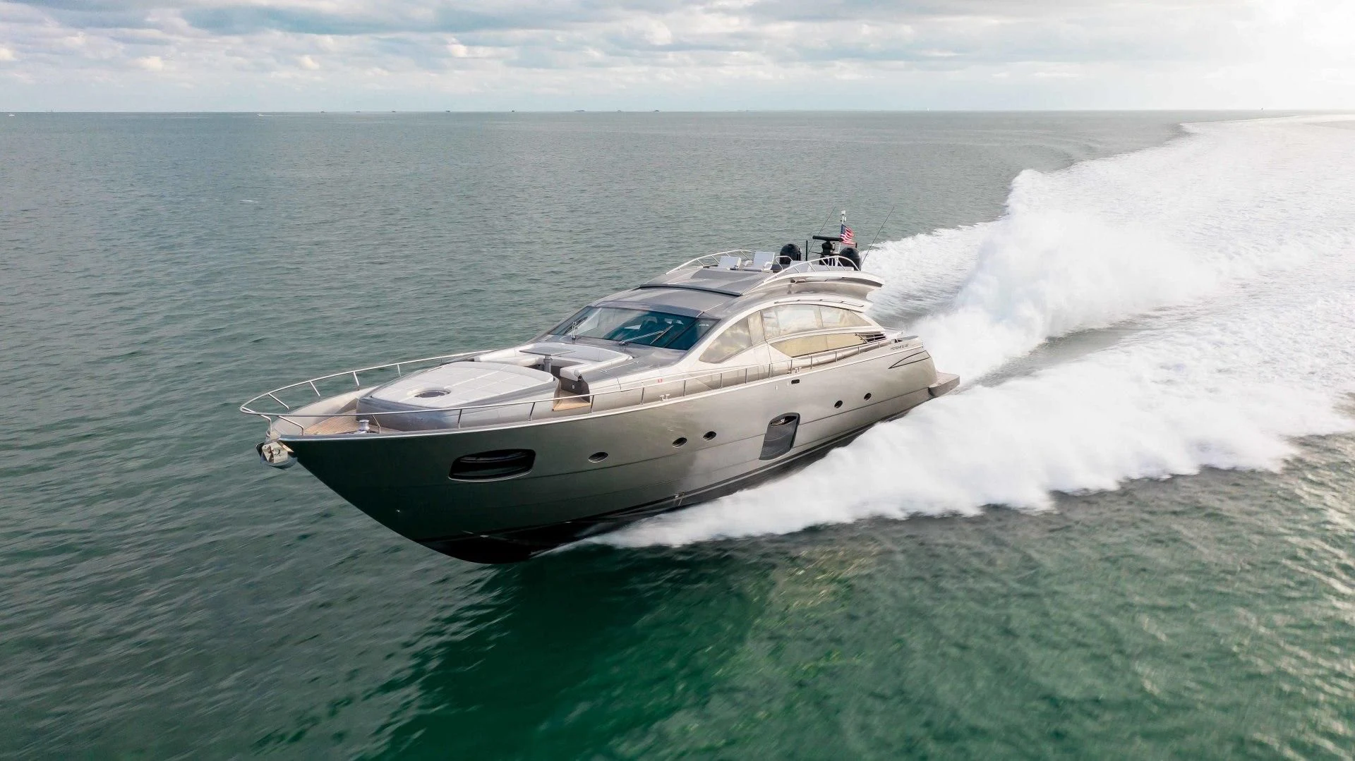a boat on the water aboard AFRICAN WILD DOG Yacht for Sale