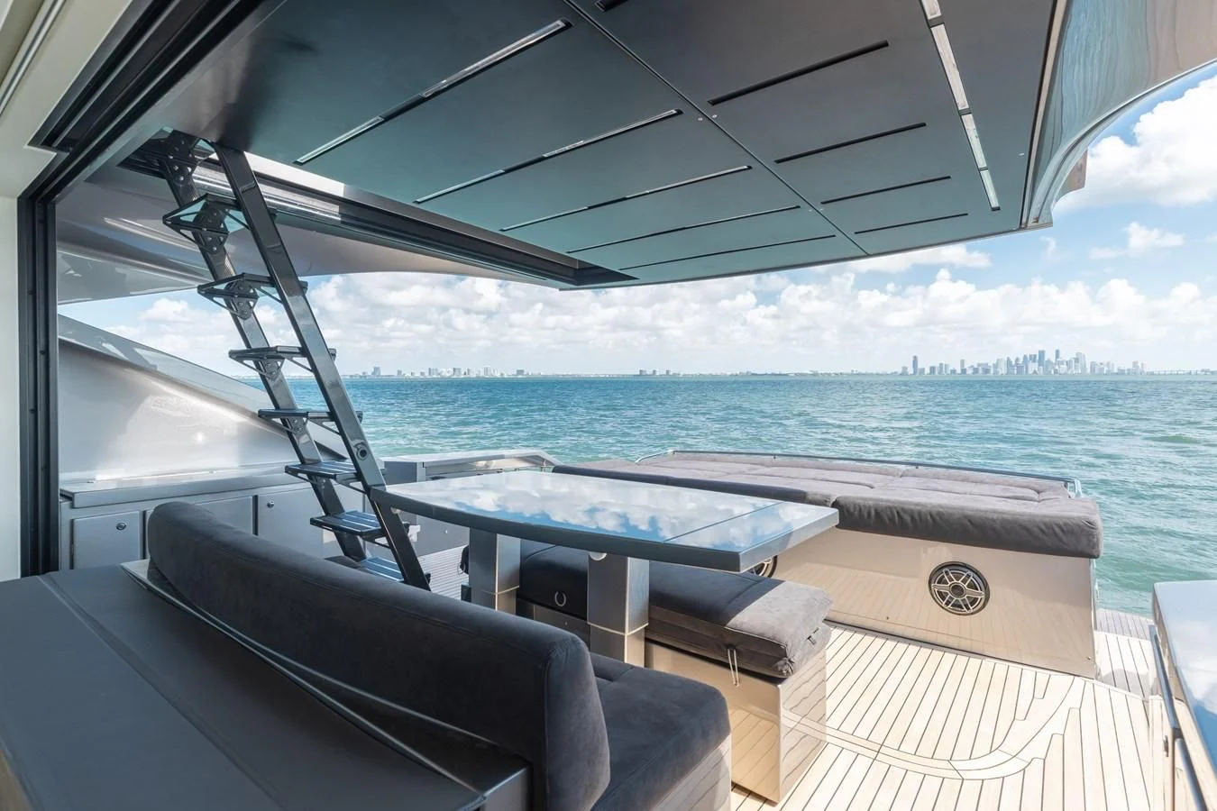 a boat on the water aboard AFRICAN WILD DOG Yacht for Sale