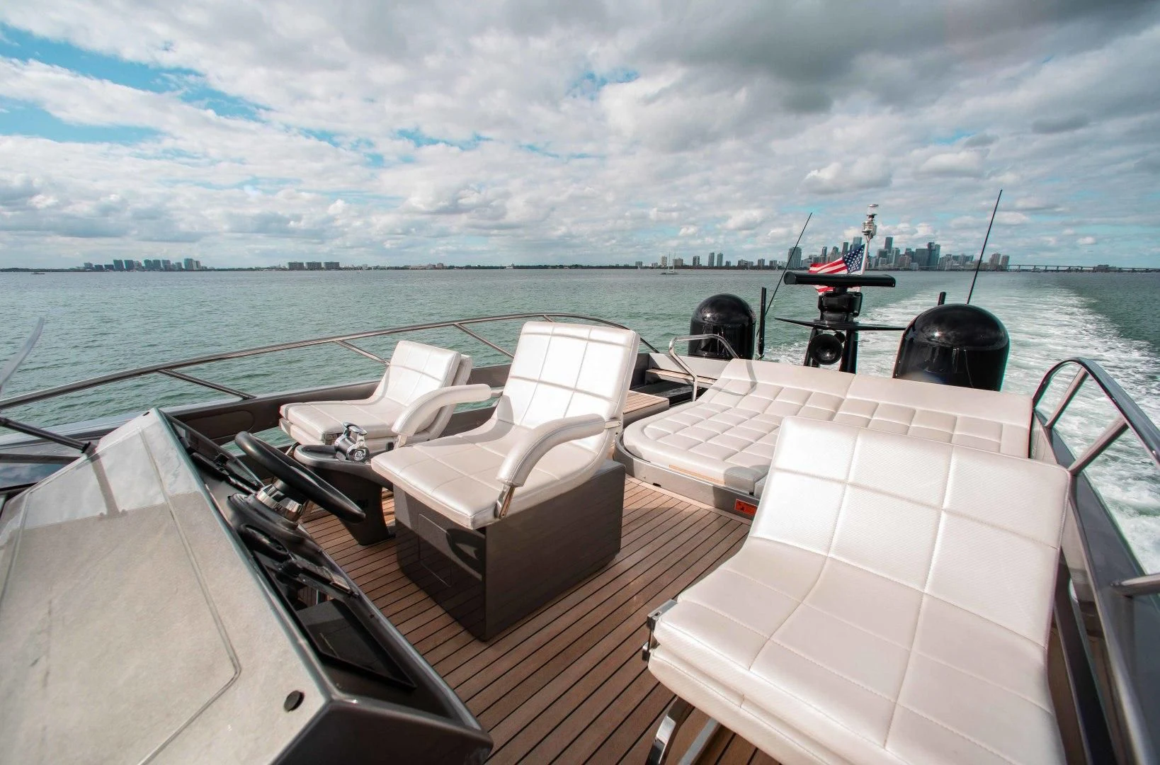 a boat on the water aboard AFRICAN WILD DOG Yacht for Sale