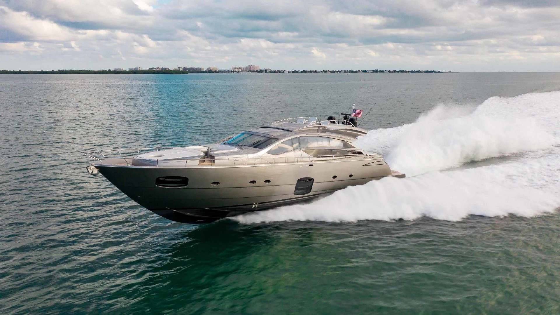 a boat on the water aboard AFRICAN WILD DOG Yacht for Sale