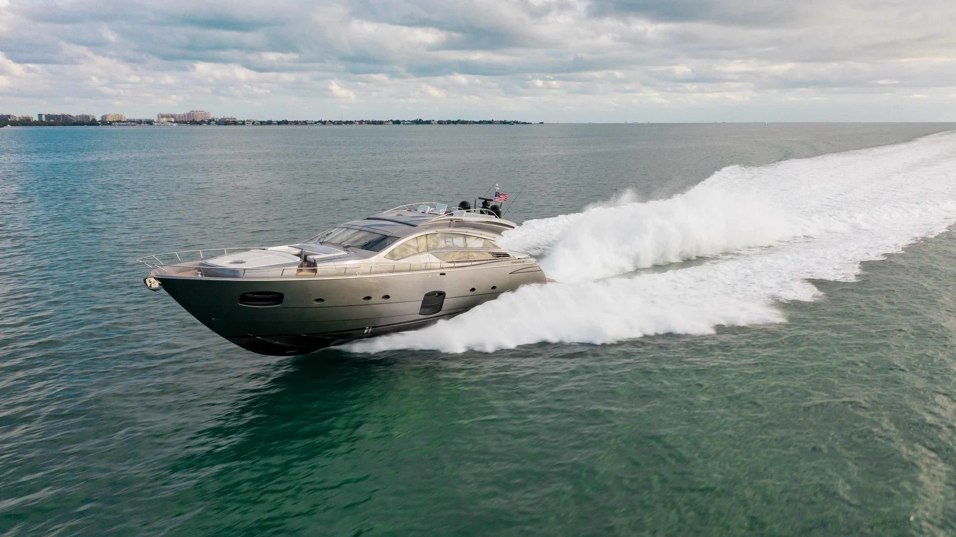 a boat on the water aboard AFRICAN WILD DOG Yacht for Sale