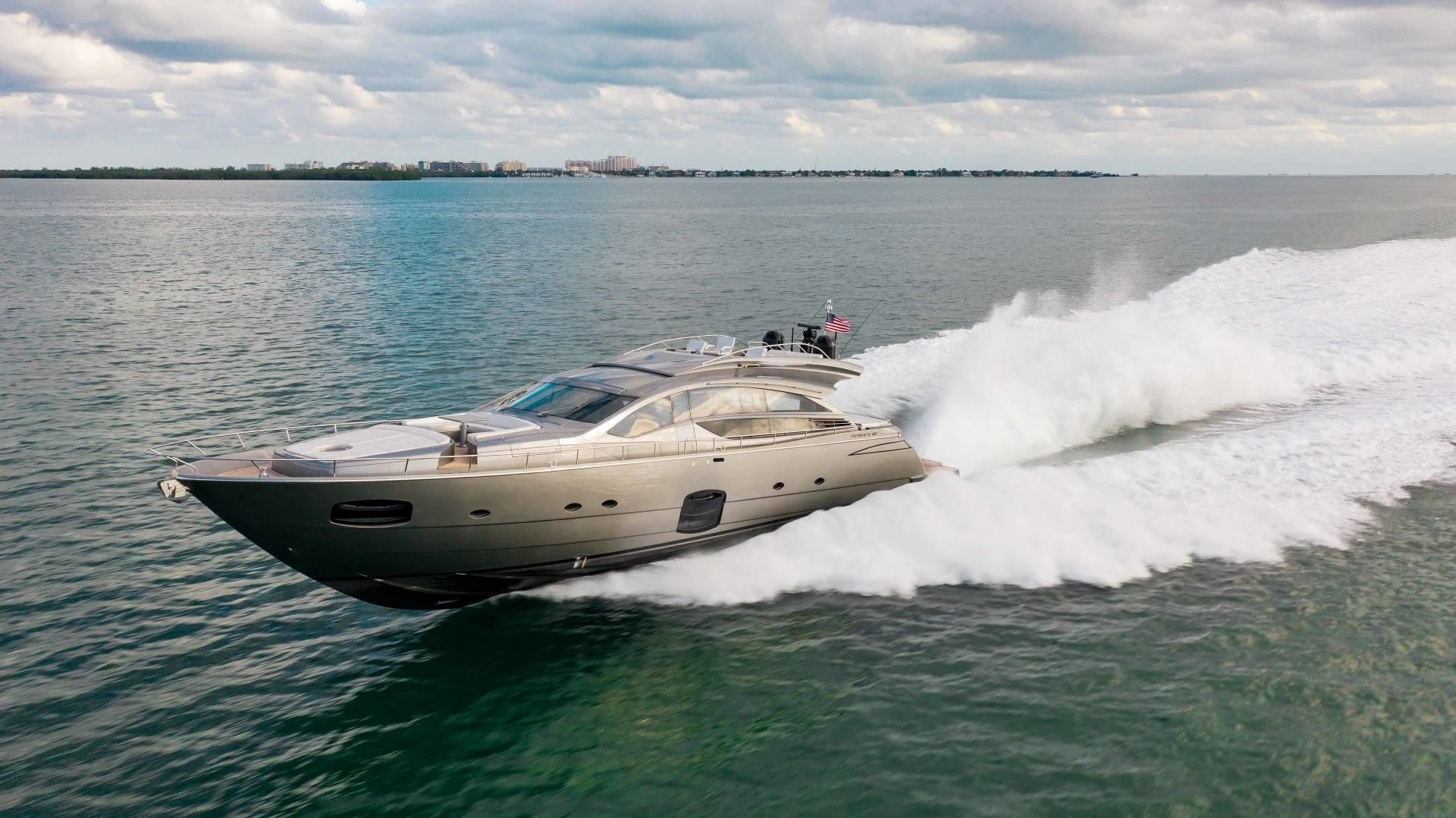 a boat on the water aboard AFRICAN WILD DOG Yacht for Sale