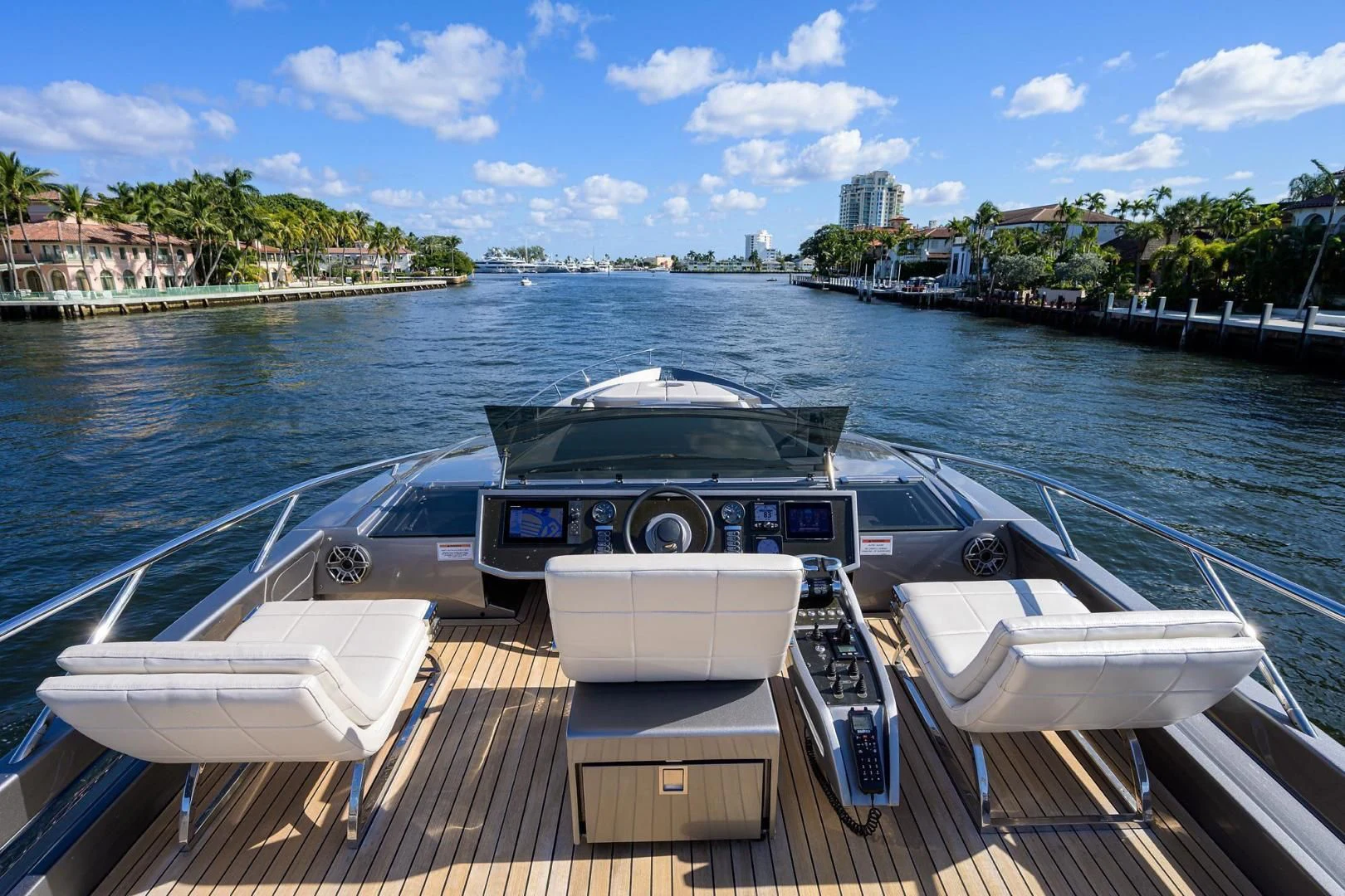 a boat on the water aboard AFRICAN WILD DOG Yacht for Sale