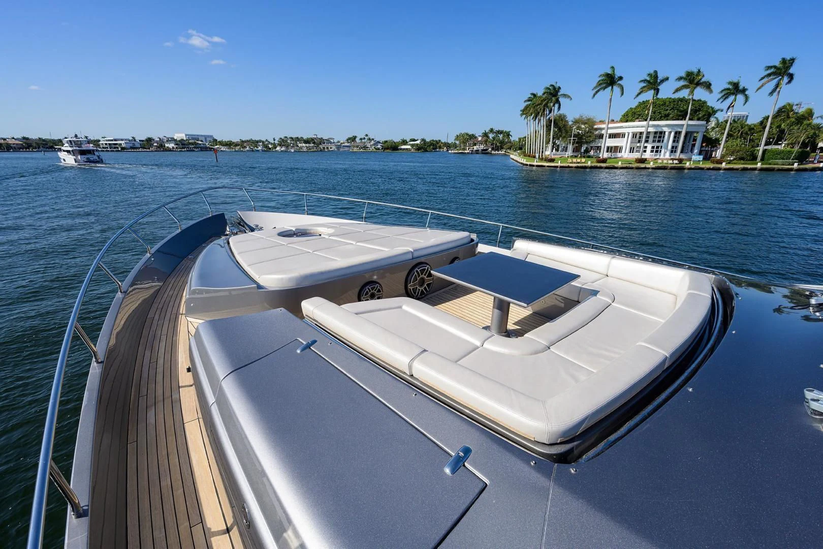 a boat on the water aboard AFRICAN WILD DOG Yacht for Sale