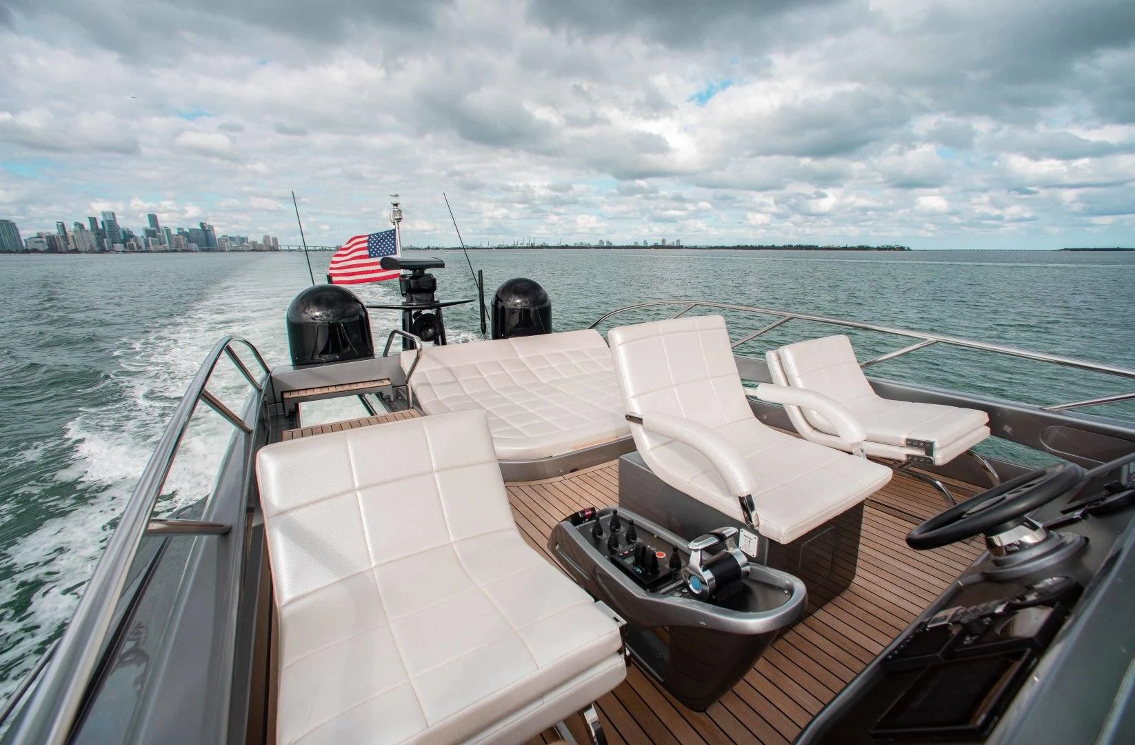 a boat on the water aboard AFRICAN WILD DOG Yacht for Sale