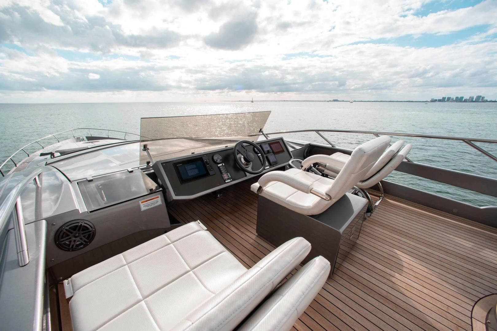 a boat on the water aboard AFRICAN WILD DOG Yacht for Sale