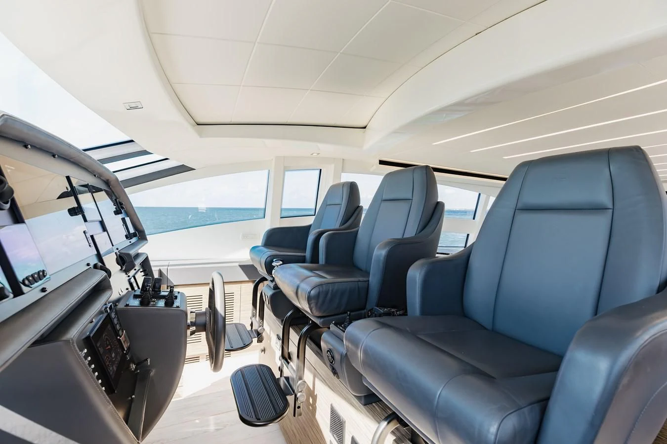inside of a plane aboard AFRICAN WILD DOG Yacht for Sale