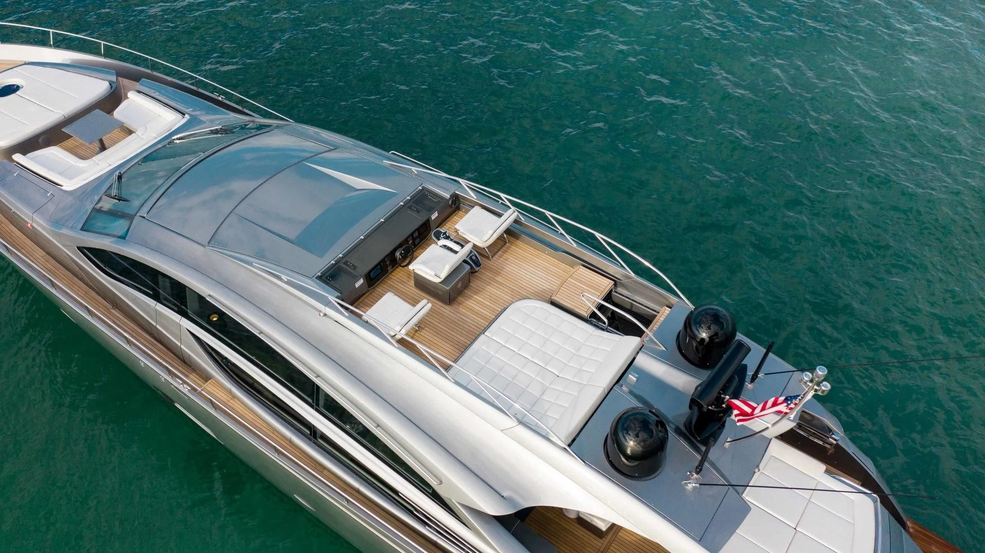 a boat on the water aboard AFRICAN WILD DOG Yacht for Sale