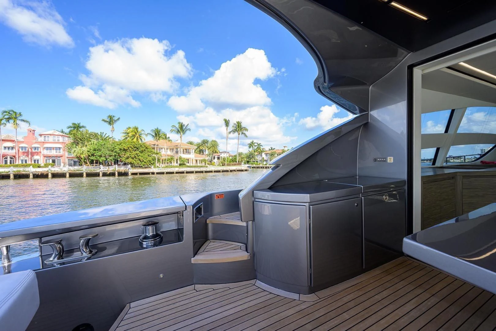 a boat on the water aboard AFRICAN WILD DOG Yacht for Sale