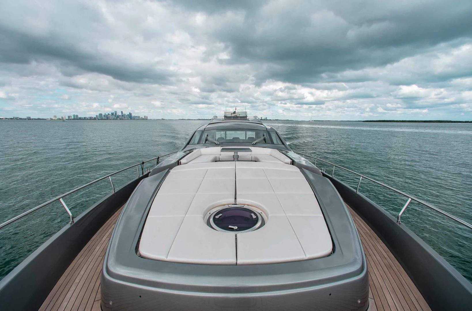 a boat on the water aboard AFRICAN WILD DOG Yacht for Sale