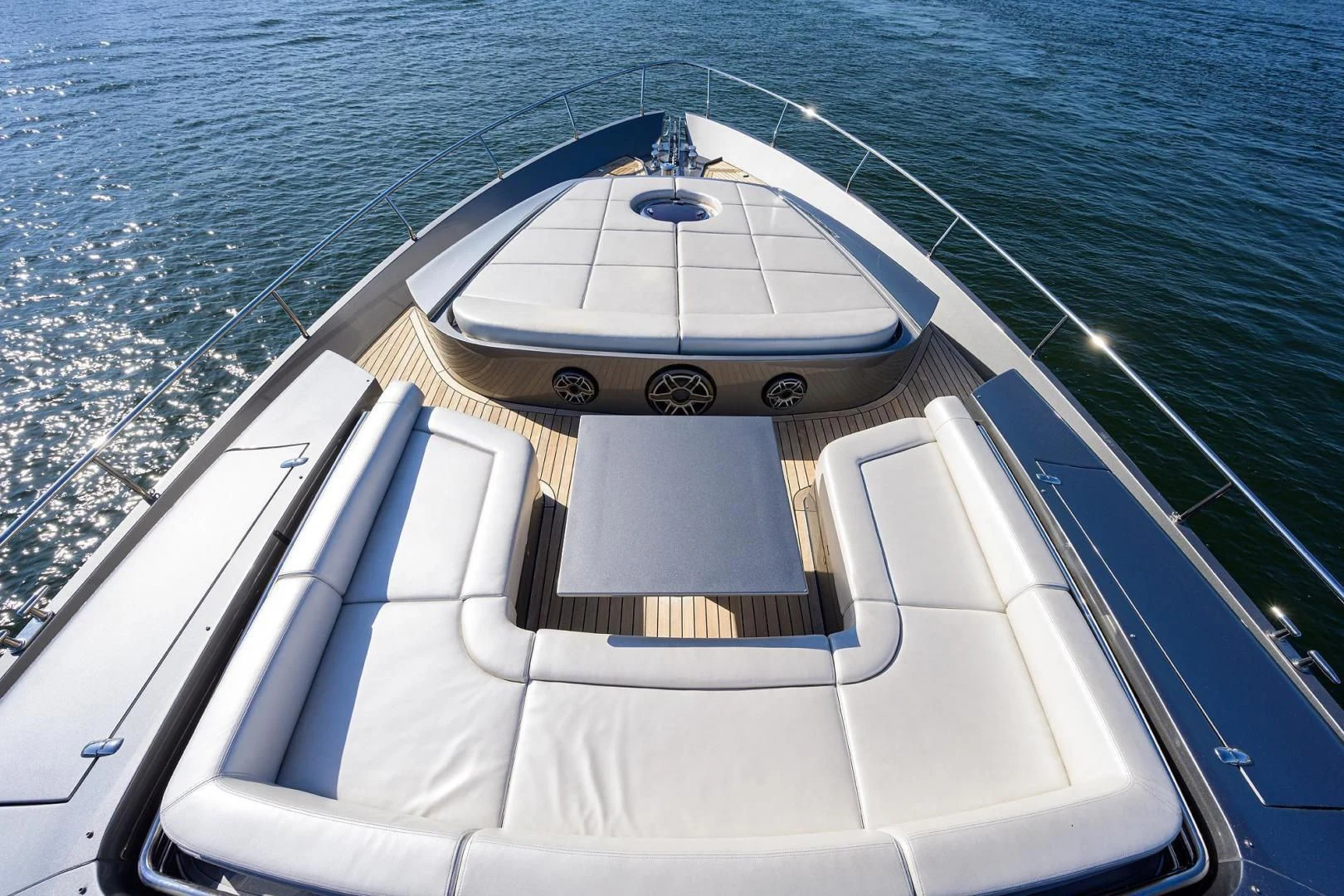 a boat on the water aboard AFRICAN WILD DOG Yacht for Sale