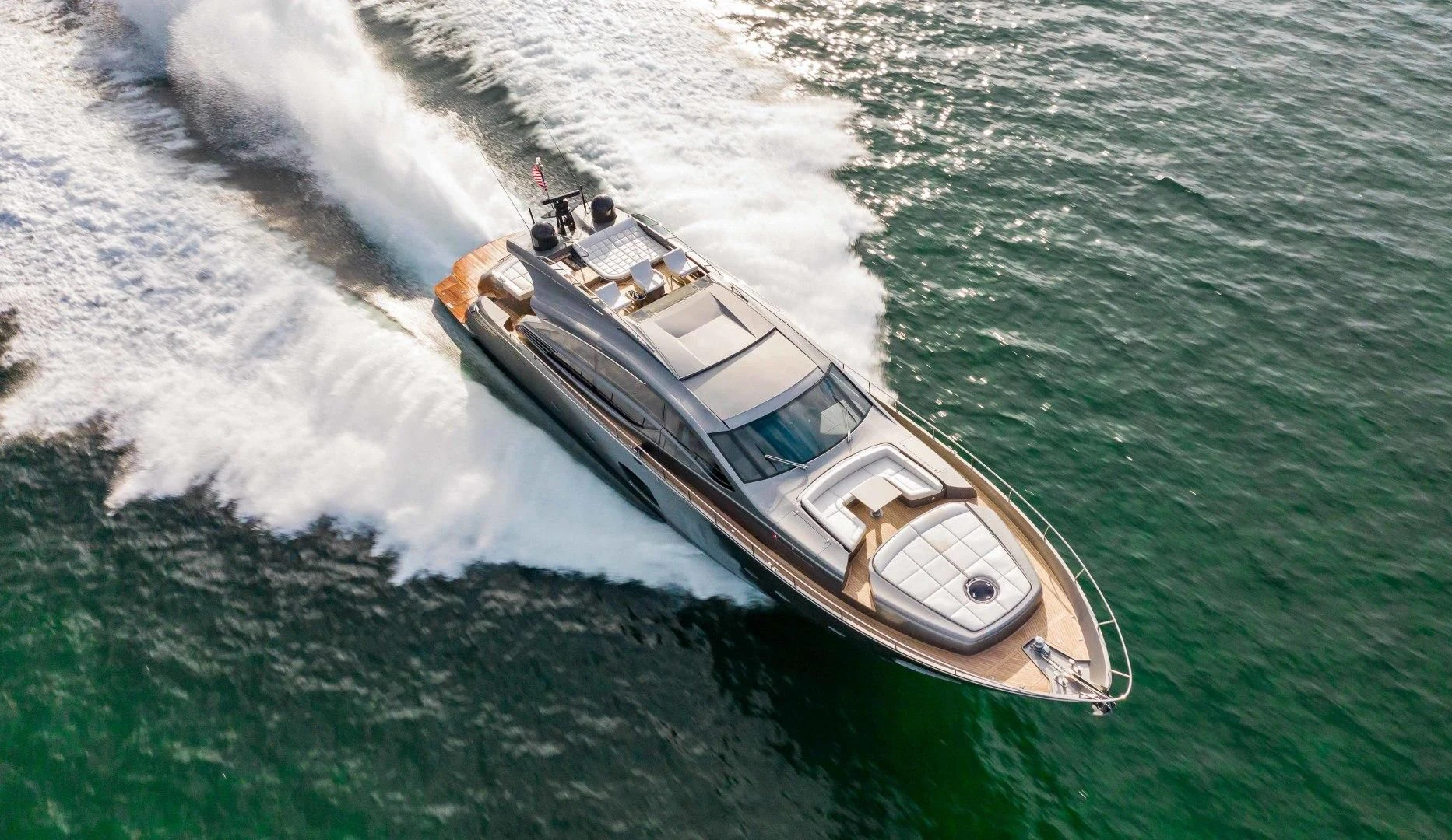 a ship on the water aboard AFRICAN WILD DOG Yacht for Sale