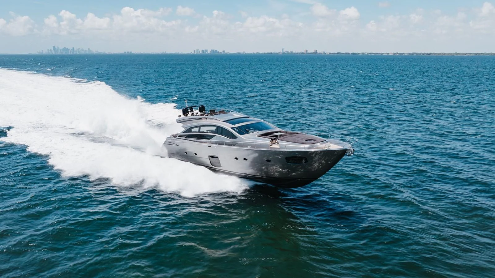 a boat on the water aboard AFRICAN WILD DOG Yacht for Sale