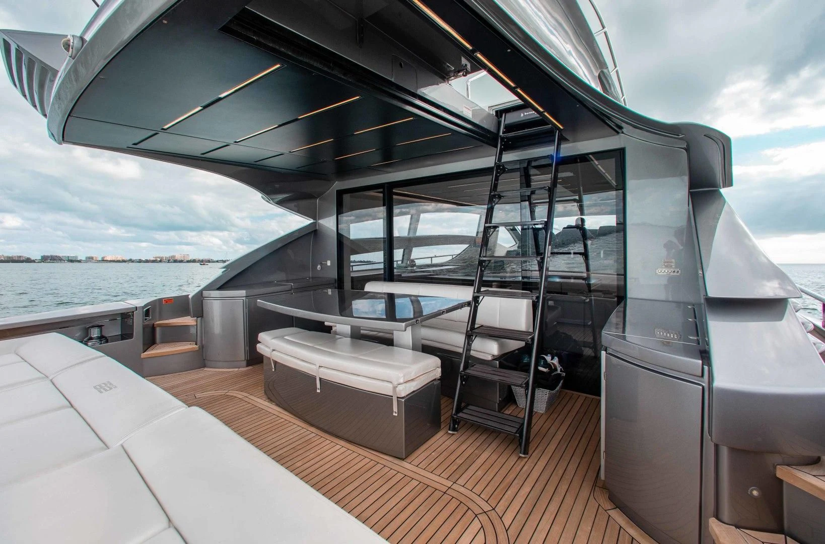 a boat on the water aboard AFRICAN WILD DOG Yacht for Sale
