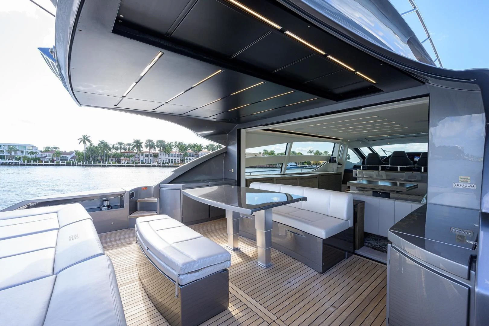 a boat on the water aboard AFRICAN WILD DOG Yacht for Sale