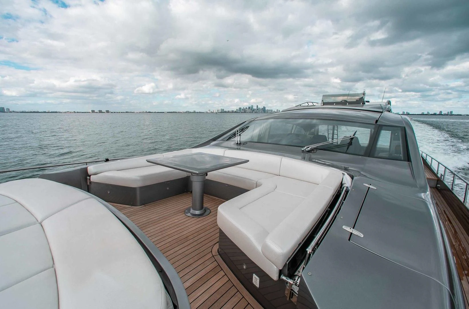 a boat on a boat aboard AFRICAN WILD DOG Yacht for Sale