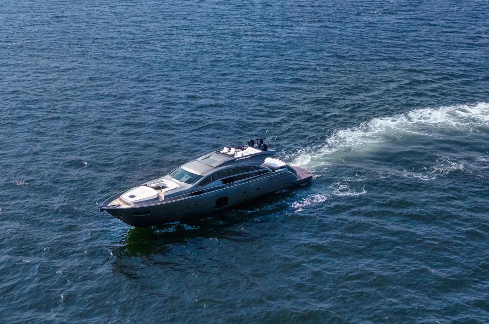 a boat in the water aboard AFRICAN WILD DOG Yacht for Sale