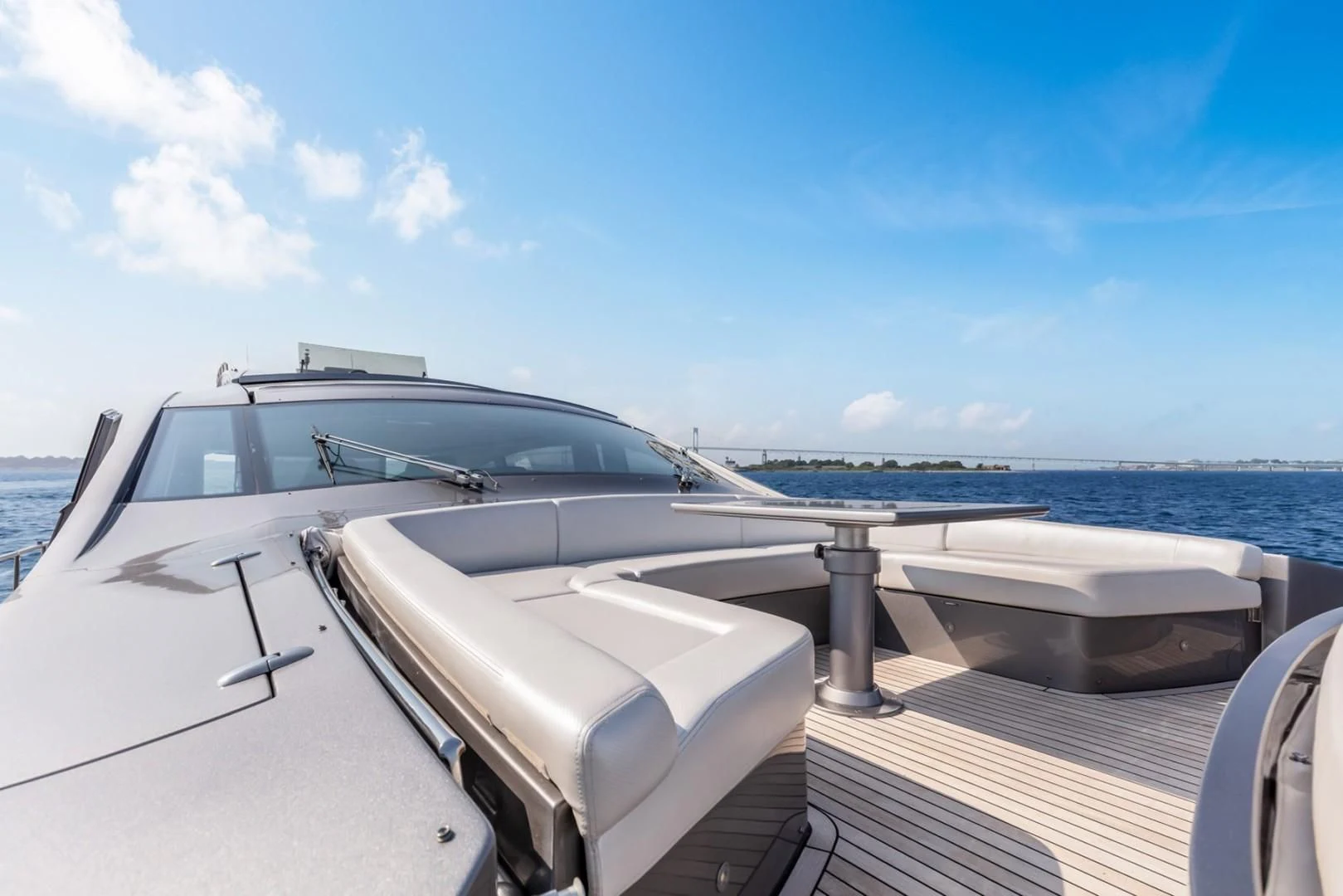 a boat on the water aboard AFRICAN WILD DOG Yacht for Sale