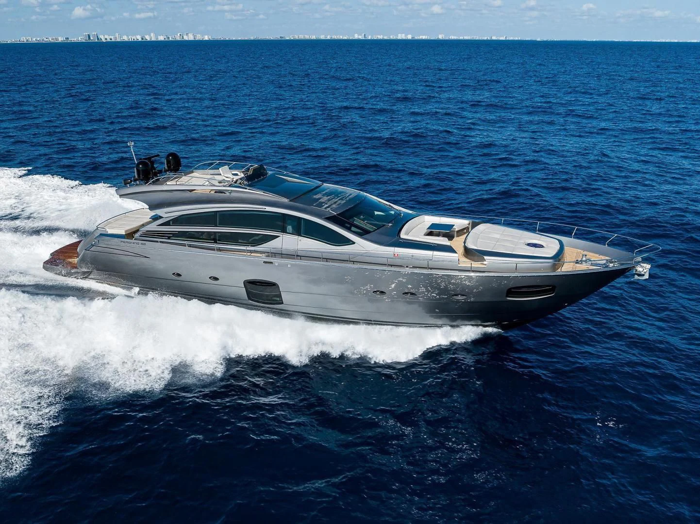 a boat on the water aboard AFRICAN WILD DOG Yacht for Sale