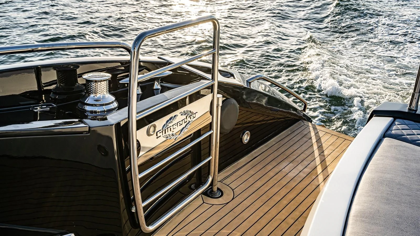 a boat on the water aboard NORMA JEAN Yacht for Sale
