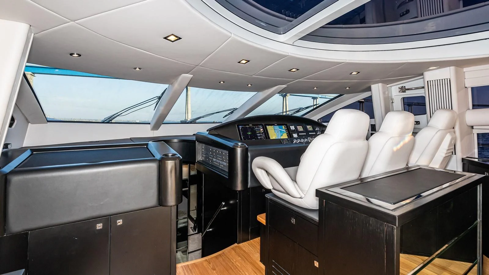 inside of a vehicle aboard NORMA JEAN Yacht for Sale