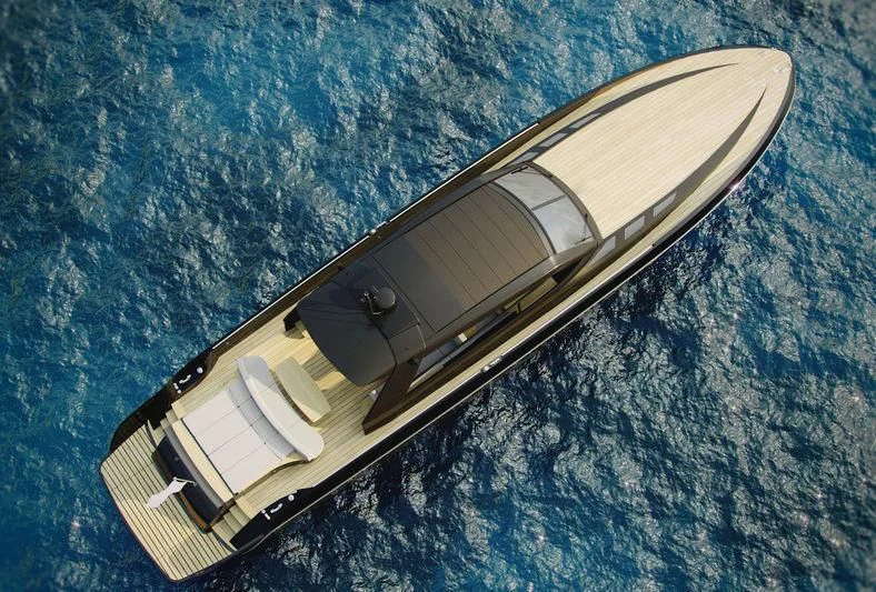 a satellite in space aboard CARA MONTANA Yacht for Sale