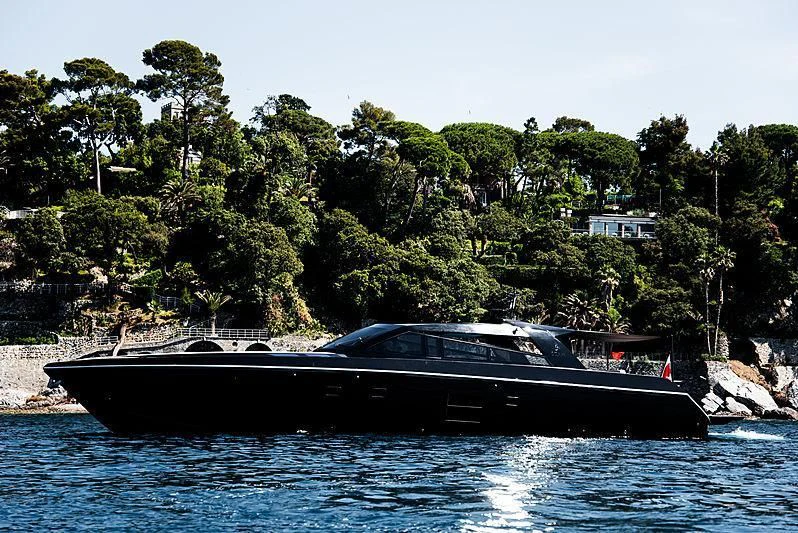 a boat on the water aboard CARA MONTANA Yacht for Sale
