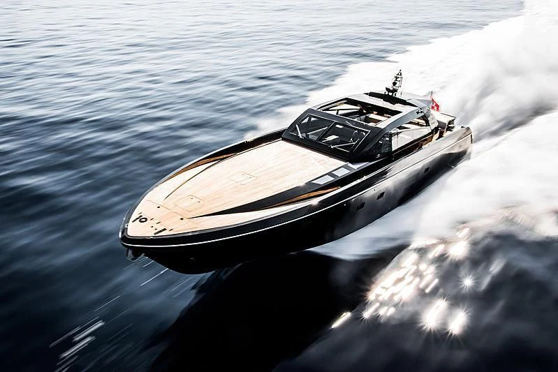 a boat on the water aboard CARA MONTANA Yacht for Sale