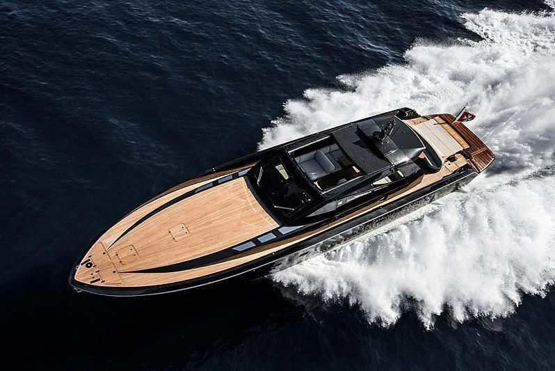 a boat on the water aboard CARA MONTANA Yacht for Sale