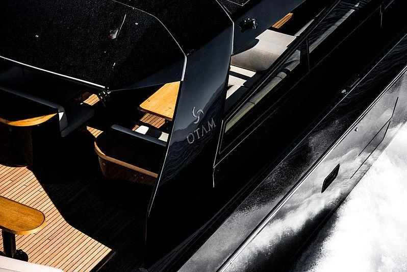 close-up of a piano aboard CARA MONTANA Yacht for Sale